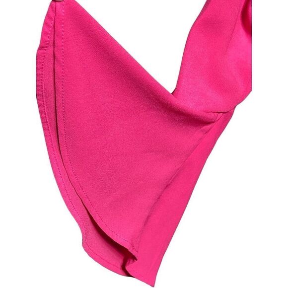 Just Fabulous Oversize Barbie Pink Blazer, Jacket with Bell Sleeves Small - Picture 3 of 5